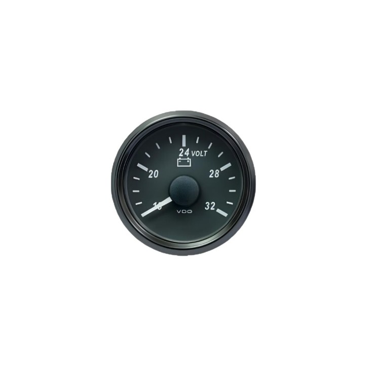 VDO A2C3832780001 Voltmeter Singleviu 52mm 24V (16v 32V) (gauge Only)