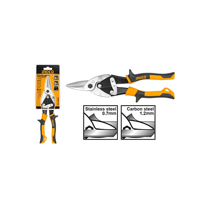 INGCO HTSN0110S Tin Snip Aviation Straight