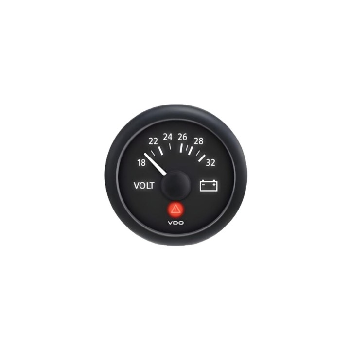 VDO A2C3832780030 Voltmeter Singleviu 52mm 24V (16 32)