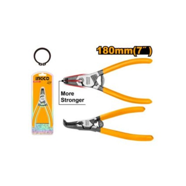 INGCO HCCP261802 Circlip Plier 180MM BNT EXT