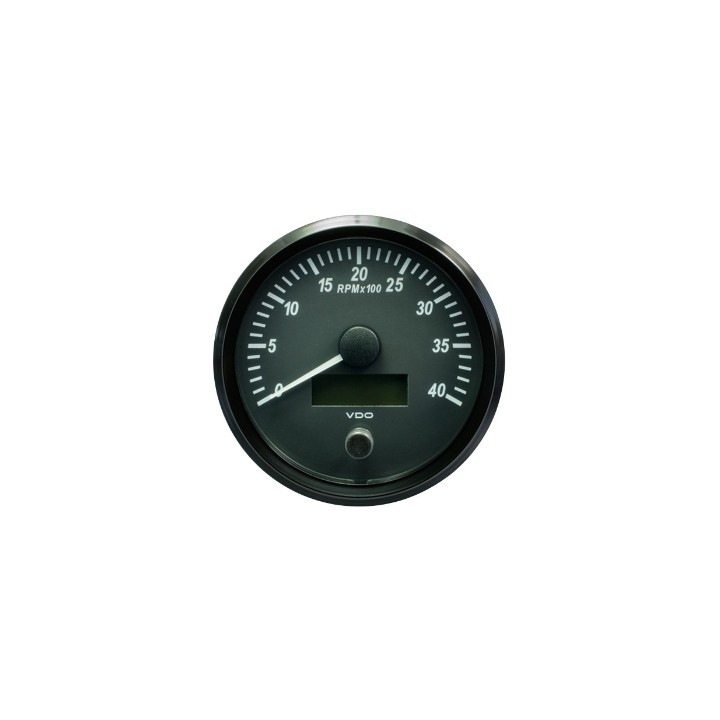 VDO A2C3832800030 Tachometer Singleviu 100mm 4000rpm 12V/24V