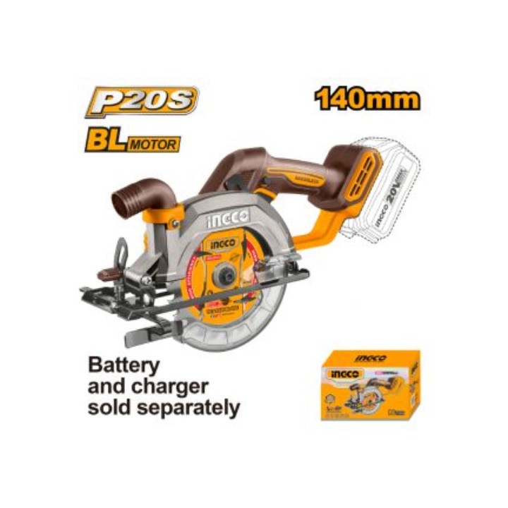 INGCO CSLI1402 Circular Saw 20V PS+ C/L 140MM