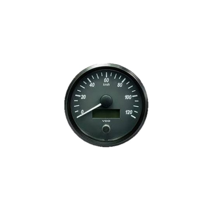 VDO A2C3832860001 Speedometer Singleviu 100mm 120 Km/h 12V/24V (gauge Only)