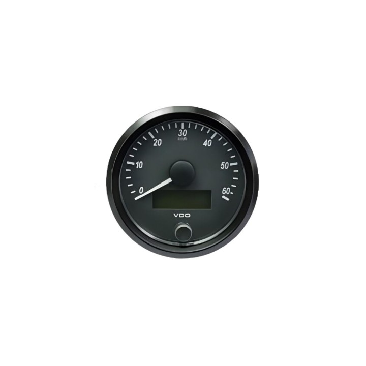 VDO A2C3832890030 Speedometer Singleviu 80mm 60 Km/h 12V/24V