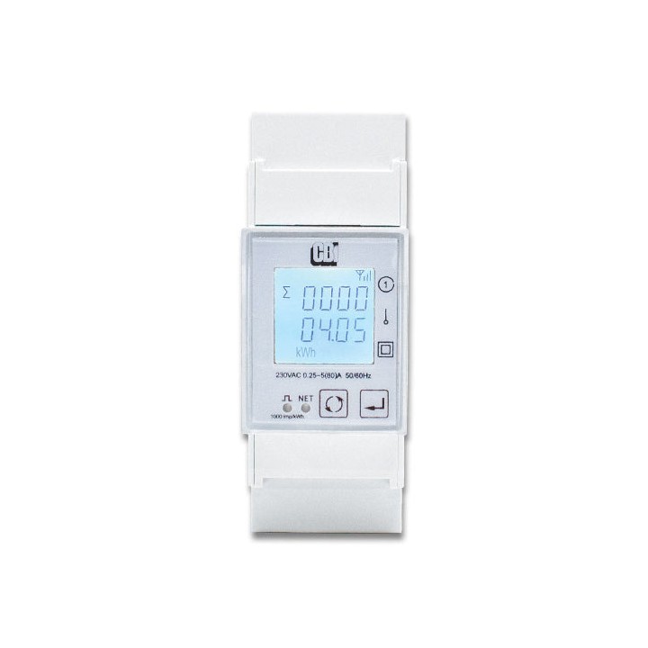 CBI ISR2121 KWH Meter 1P DIN 80A WIFI