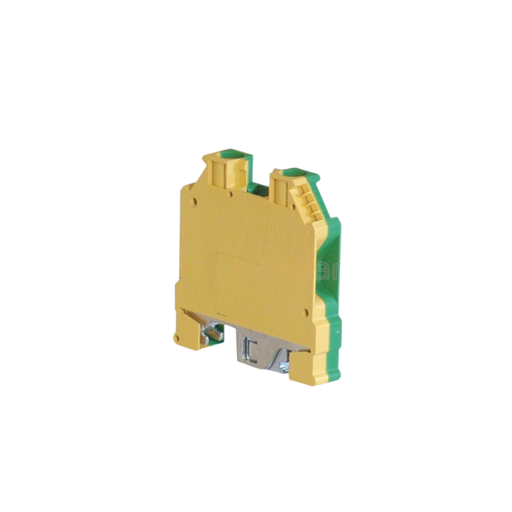 Wieland WK4SL/U 4mm Earth Terminal Block - Green/Yellow