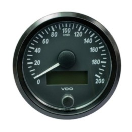 VDO Speedometer Singleviu 80mm 200 Km/h 12V/24V