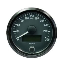 VDO Speedometer Singleviu 80mm 300 Km/h 12V/24V