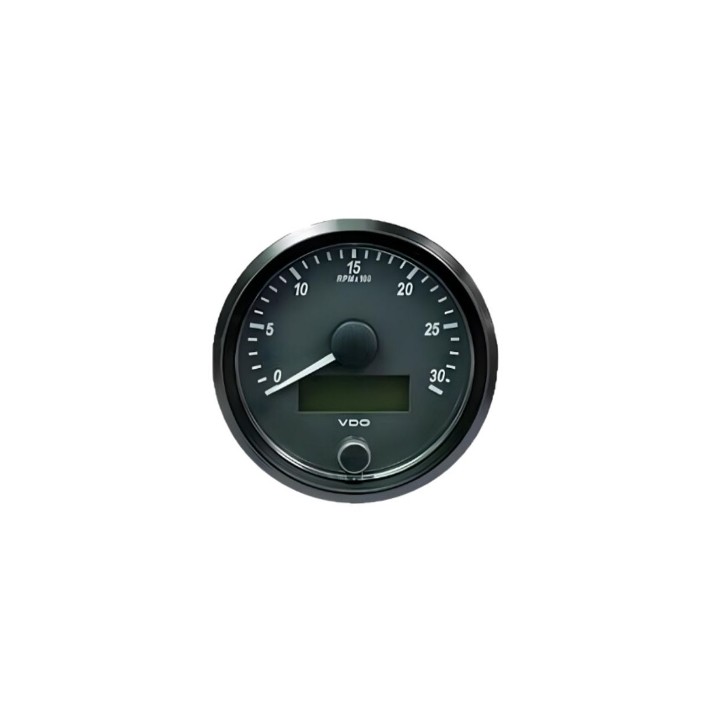 VDO A2C3832980001 Tachometer Singleviu 80mm 3000 Rpm 12/24v (gauge Only)