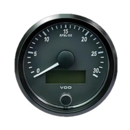 VDO Tachometer Singleviu 80mm 3000 Rpm 12V/24V