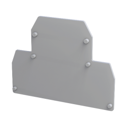 Tbloc EPLTBL2.5-4 2P Multi Level Terminal End Plate