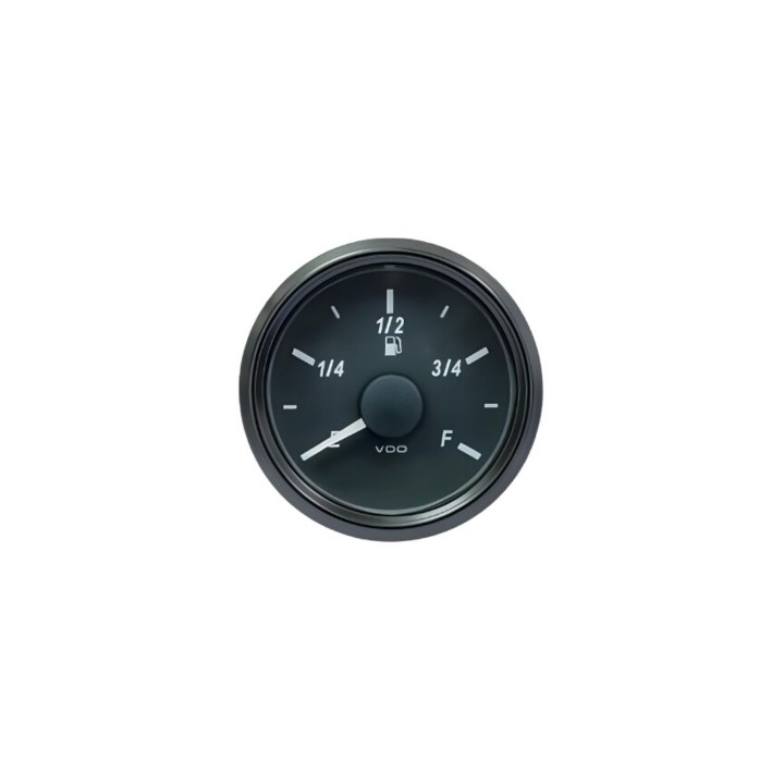 VDO A2C3833120001 Tank Level Gauge Singleviu 52mm 3 180 Ohm 12/24v (gauge Only)