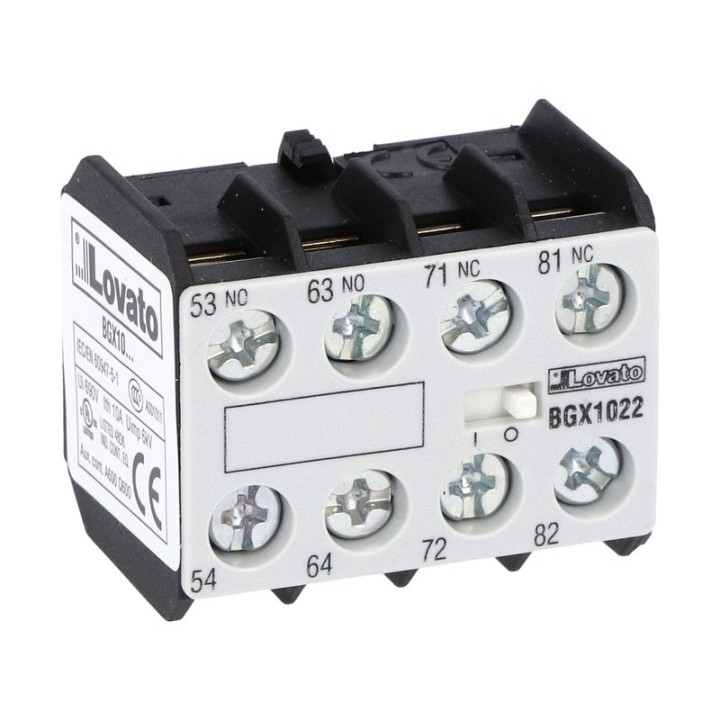Lovato OMNI-LV-BGX1022 BGX1022 2NO+2NC Auxiliary Contact