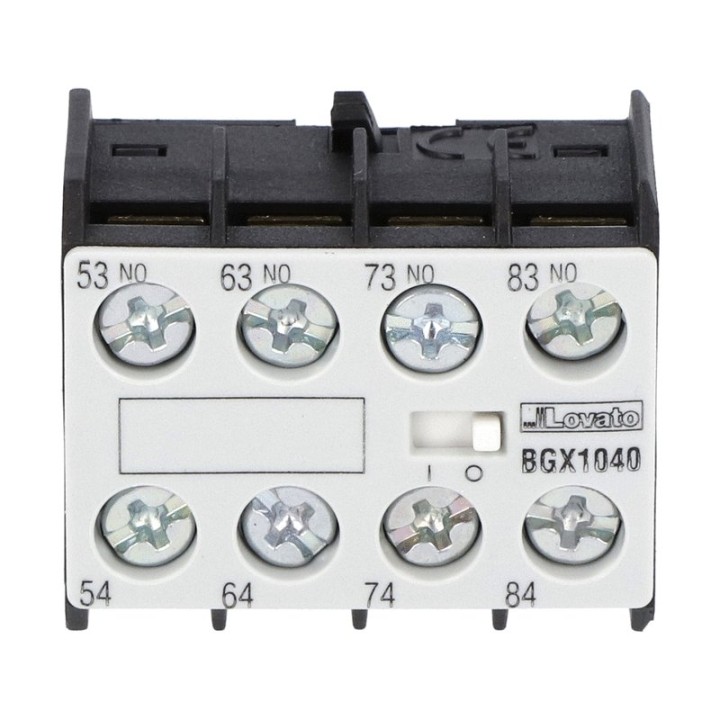 Lovato OMNI-LV-BGX1040 BGX1040 4NO Auxiliary Contact