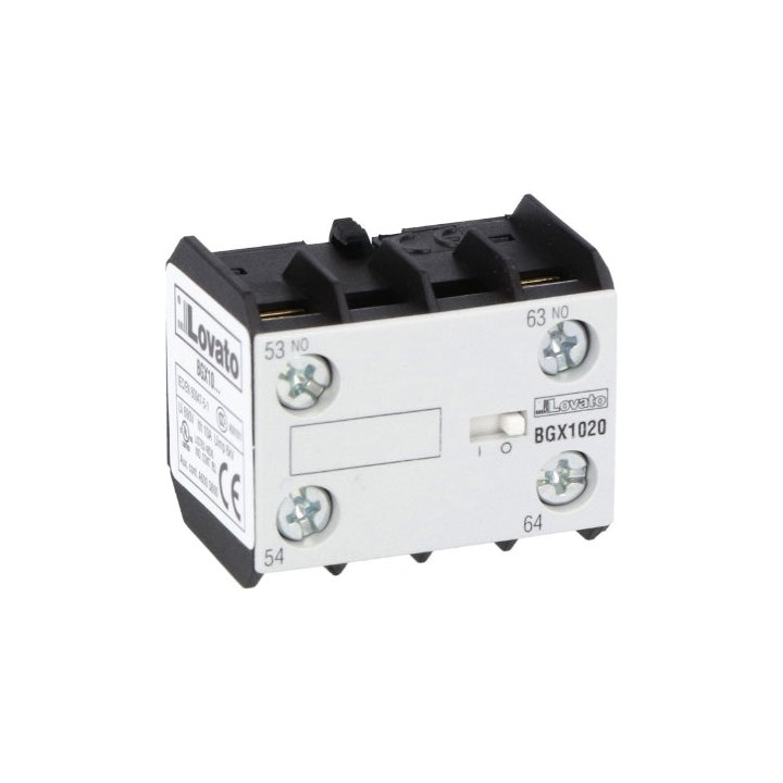 Lovato OMNI-LV-BGX1020 BGX1020 2NO Auxilary Contact