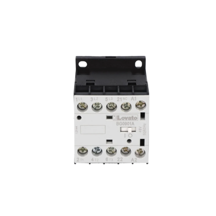Lovato OMNI-LV-0000162 BG0901 9A 3Pole 4KW 1NC Miniature Contactor - Select Voltage / 110VAC
