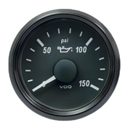 VDO Pressure Gauge Singleviu 52mm 150 PSI 10 184ohm 12V/24V