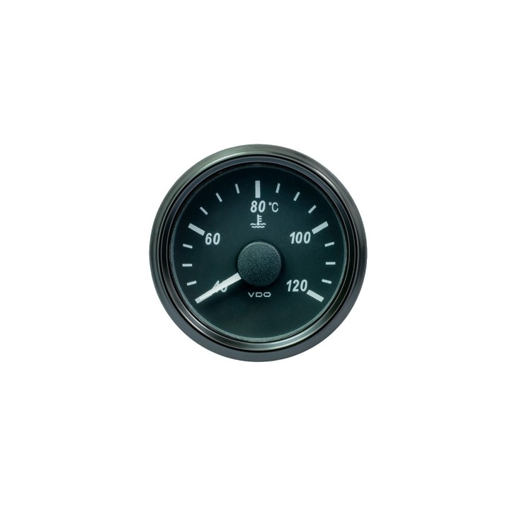 VDO A2C3833320001 Temperature Gauge Singleviu 52mm 120c Coolant 287 22ohm 12/24v (gauge Only)