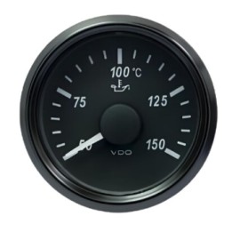 VDO Temperature Gauge Singleviu 52mm 150c 12/24v (gauge Only)