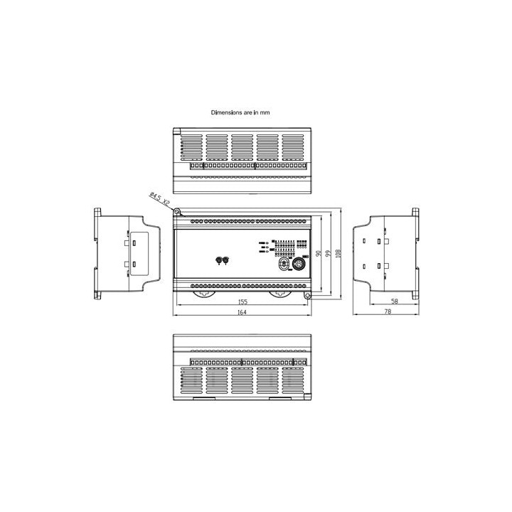 Delta DVP40EC00R3 20DI+20DO EC 240VAC ECONO PLC