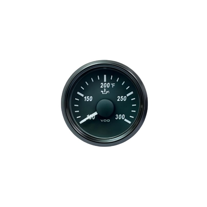 VDO A2C3833410030 Temperature Gauge Singleviu 52mm 300f Oil 322,8 18,6ohm 12/24v