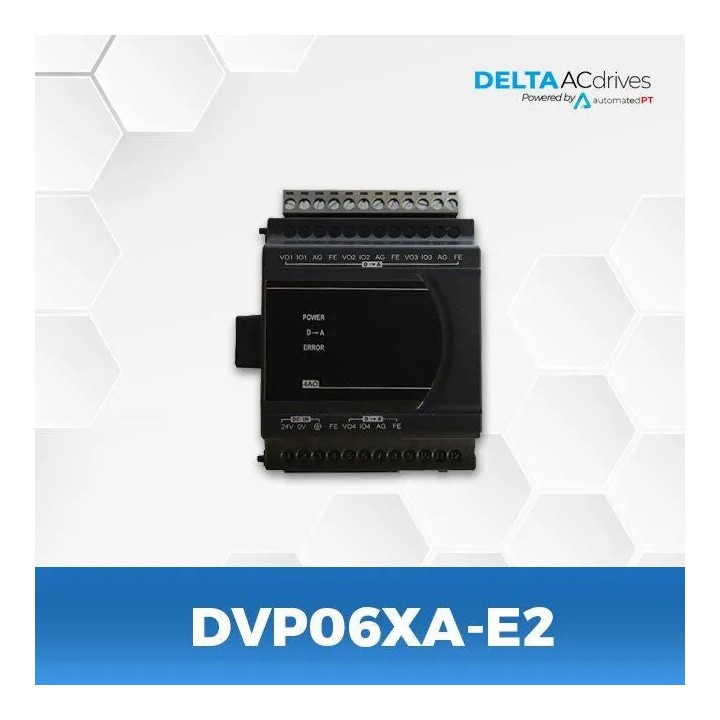 Delta DVP06XA-E2 4AI+2AO 24VDC Extension for ES2