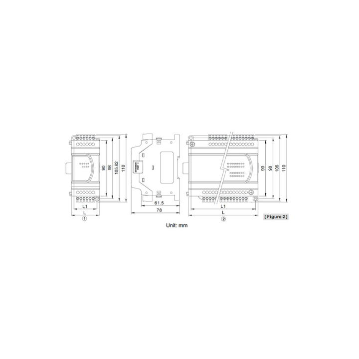 Delta DVP24XP200T 16DI - 8DO Extension TRIAC ES2/EX2/EH