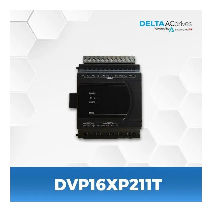 Delta DVP16XP211T 8DI+8DO Extension TRIAC ES2/EX2/EH