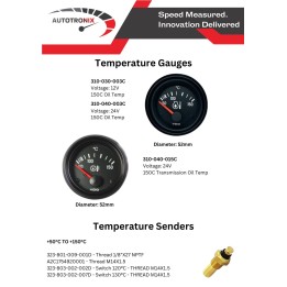 VDO Temperature Sender +50°c to +150°c Thread m14x1.5