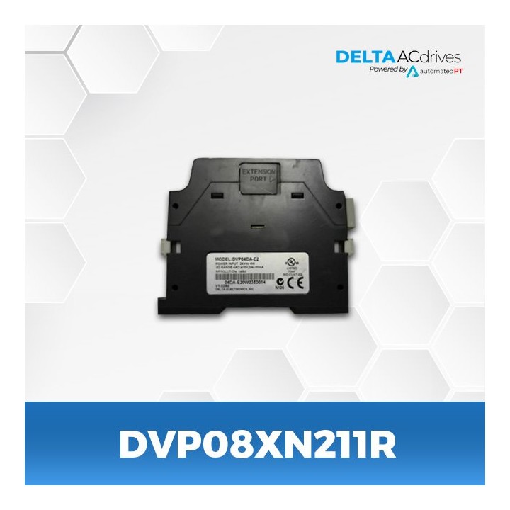 Delta DVP08XN211R 8DO 24VDC EXPANSION MODULE