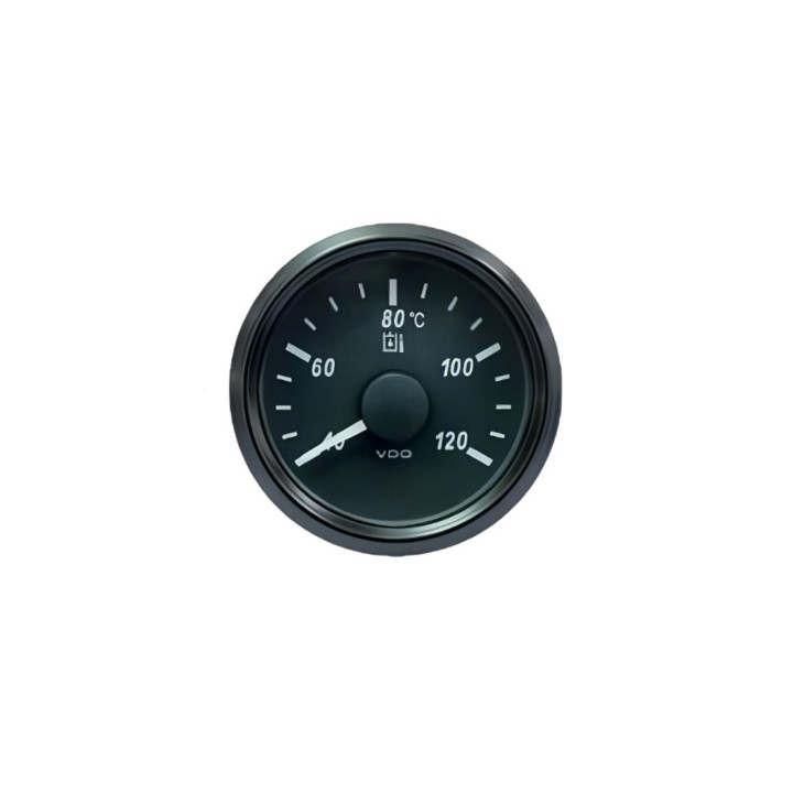 VDO A2C3833510030 Temperature Gauge Singleviu 52mm 120 C Hydr 287,5 22,7ohm 12/24v