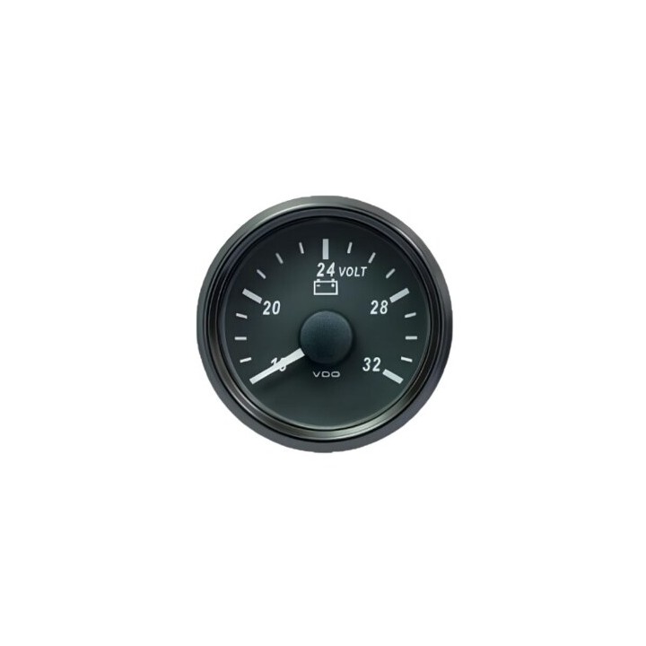 VDO Voltmeter Singleviu 52mm 24V (16v 32V) (gauge Only)
