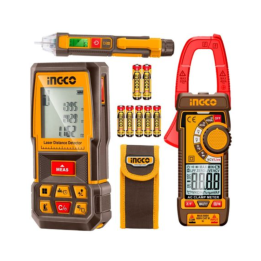 INGCO HLDD241202 Laser Distance Detector 3 Piece Combo Kit