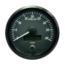 VDO Tachometer Singleviu 100mm 4000rpm 12V/24V