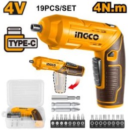 INGCO CSDLI0442 Screwdriver Cordless 20V PS+C/L + 1BIT