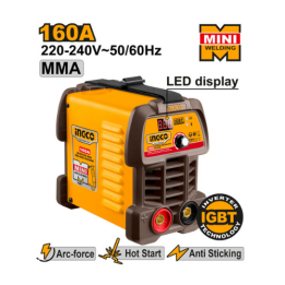 INGCO ING-MMA16049N Inverter IGBT 160A + Accessories