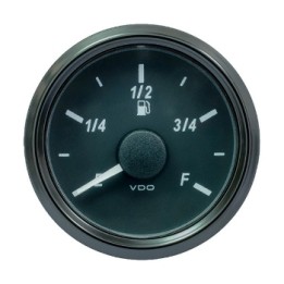 VDO Tank Level Gauge Singleviu 52mm 0,0 5V E F 12V/24V