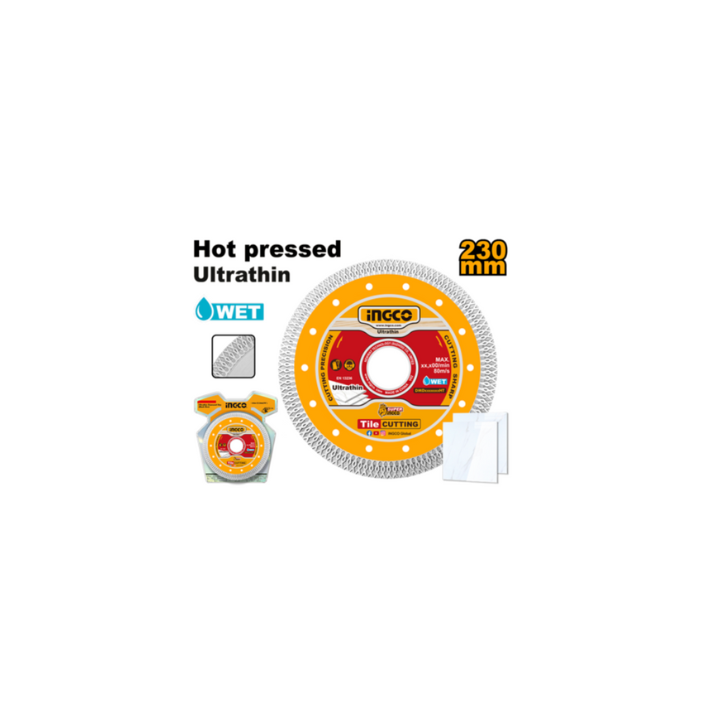 INGCO DMD082301HT 230mm Cutting Disc Ultrathin Diamond (Mesh rim)