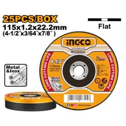 INGCO MCD1211525 Metal Cutting Disc Set 115mm 25 Pieces