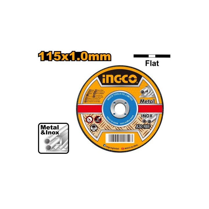 INGCO MCD101151 Abrasive Metal Cutting Disc 115mm