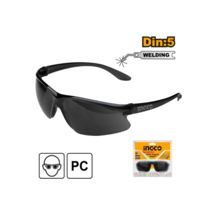 INGCO HSG07 Safety Spectacles Dark Shade