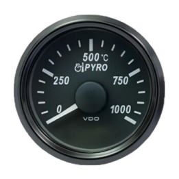 VDO Temperature Gauge Singleviu 1000c Pyro Gauge 52mm 4,1 37,7mv 1000 Degc 12/24v