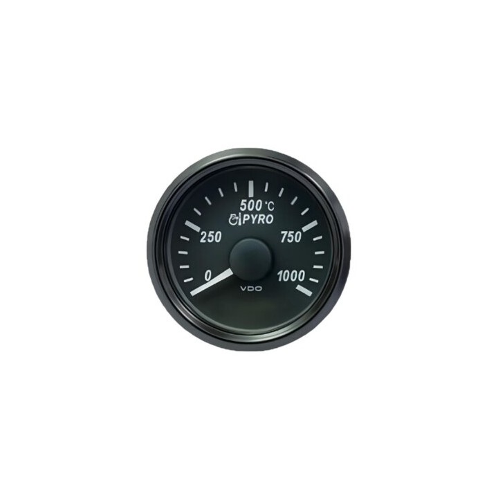 VDO Temperature Gauge Singleviu 1000c Pyro Gauge 52mm 4,1 37,7mv 1000 Degc 12/24v