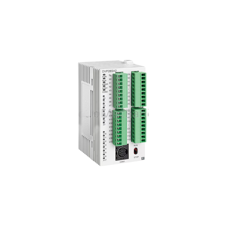 Delta BE-DEL-0000019 DVP28SA211T 16I+12O SA2 24VDC PLC Relay - Right-Hand side Expansion Only