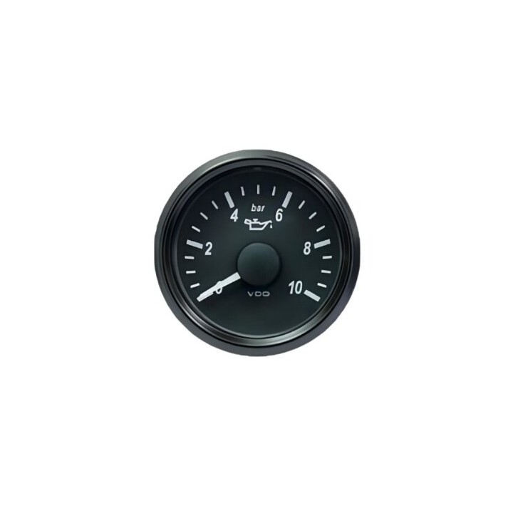 VDO Pressure Gauge Singleviu 52mm 10 Bar Oil 10 184ohm 12V/24V