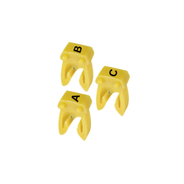 Klemsan BE-KLE-0000191 WM03 4-6mm Clip on Cable Marker Letters A-Z/200 - G