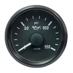 VDO Pressure Gauge Singleviu 52mm 150 PSI 10 184ohm 12V/24V