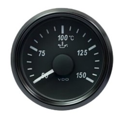 VDO Temperature Gauge Singleviu 52mm 150c Oil 322,8 18,6ohm 12/24v