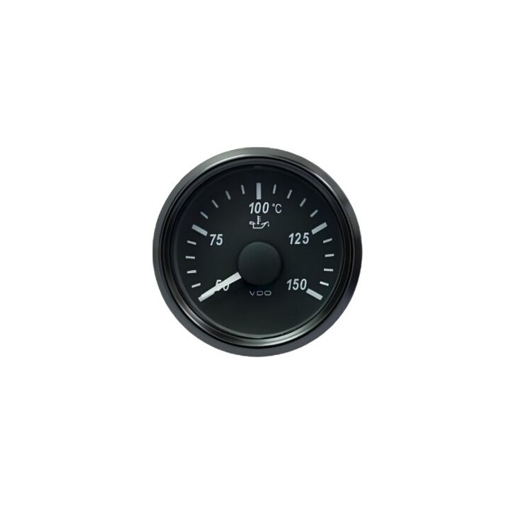 VDO Temperature Gauge Singleviu 52mm 150c Oil 322,8 18,6ohm 12/24v