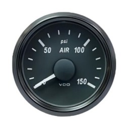 VDO Pressure Gauge Singleviu 52mm 150 PSI Brake 10 184ohm 12/24v